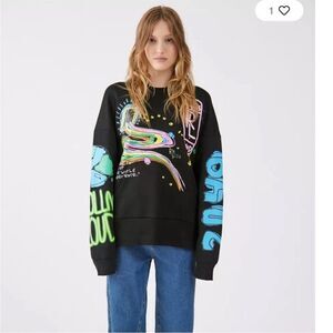Rolling Loud UO Rainbow Road Black Graphic Pullover Hoodie Sweatshirt  Music